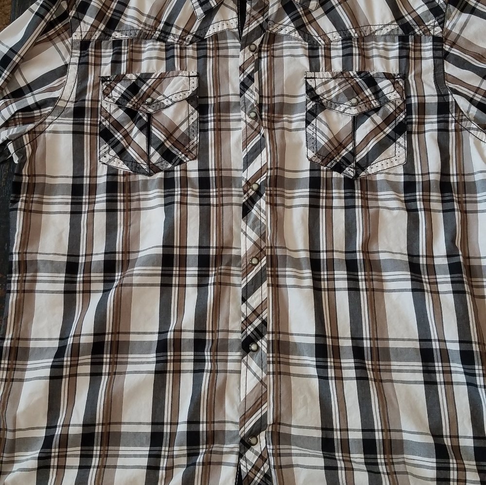 Bke Button Down Shirt Athletic Fit XXL